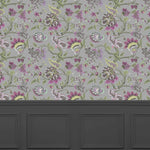 Voyage Maison Adhira 1.4m Wide Width Wallpaper in Violet