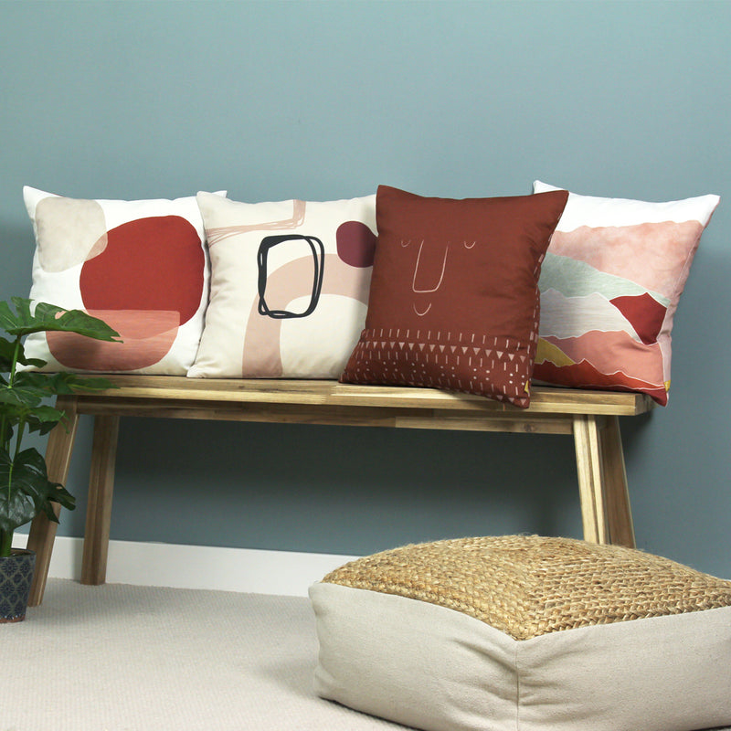 furn. Aida 100% Recycled Cushion Cover in Blush