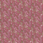 Floral Pink Fabric - Aileana Printed Cotton Fabric (By The Metre) Fuchsia Voyage Maison