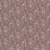 Floral Purple Fabric - Aileana Printed Cotton Fabric (By The Metre) Heather Voyage Maison