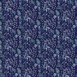 Floral Blue Fabric - Aileana Printed Cotton Fabric (By The Metre) Ocean Voyage Maison