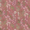 Floral Pink Fabric - Aileana Printed Cotton Fabric (By The Metre) Rose Voyage Maison