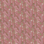 Floral Pink Fabric - Aileana Printed Cotton Fabric (By The Metre) Rose Voyage Maison