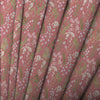 Floral Pink Fabric - Aileana Printed Cotton Fabric (By The Metre) Rose Voyage Maison