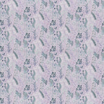 Floral Purple Fabric - Aileana Printed Cotton Fabric (By The Metre) Viola Voyage Maison