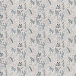 Floral Blue Fabric - Aileana Printed Cotton Fabric (By The Metre) Willow Voyage Maison