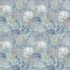 Floral Blue Fabric - Ailsa Printed Cotton Fabric (By The Metre) Cornflower Voyage Maison