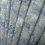 Floral Blue Fabric - Ailsa Printed Cotton Fabric (By The Metre) Cornflower Voyage Maison