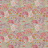 Floral Pink Fabric - Ailsa Printed Cotton Fabric (By The Metre) Sandstone Voyage Maison