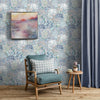 Voyage Maison Ailsa 1.4m Wide Width Wallpaper in Cornflower