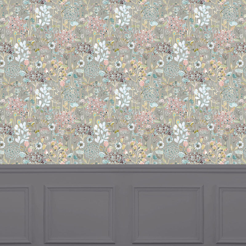 Voyage Maison Ailsa 1.4m Wide Width Wallpaper in Granite