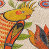 Wylder Akamba Cockatiels Cushion Cover in Orange