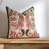 Wylder Akamba Parrot Duo Cushion Cover in Cinnabar Red