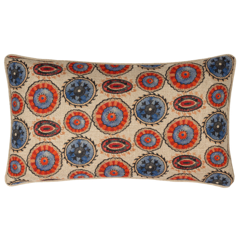 Wylder Akamba Tribal Rectangular Cushion Cover in Natural