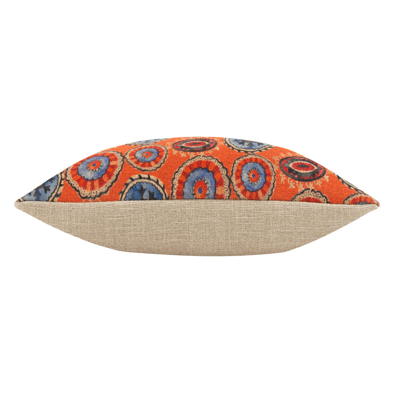 Wylder Akamba Tribal Rectangular Cushion Cover in Tangerine