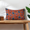 Wylder Akamba Tribal Rectangular Cushion Cover in Tangerine