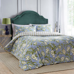 Wylder Nature Albera Floral Duvet Cover Set in French Blue