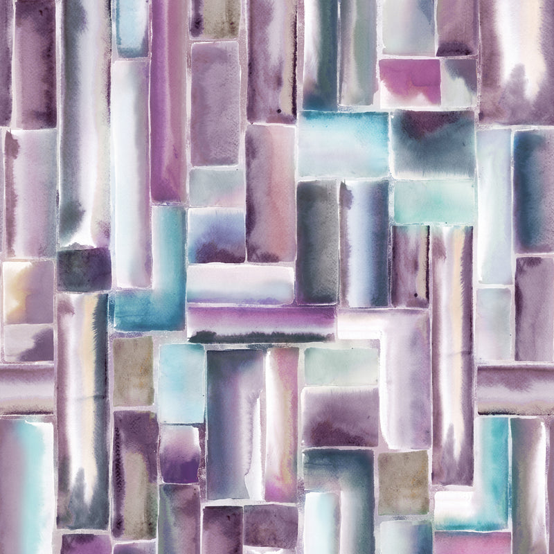 Albers Wallpaper Sample Amethyst