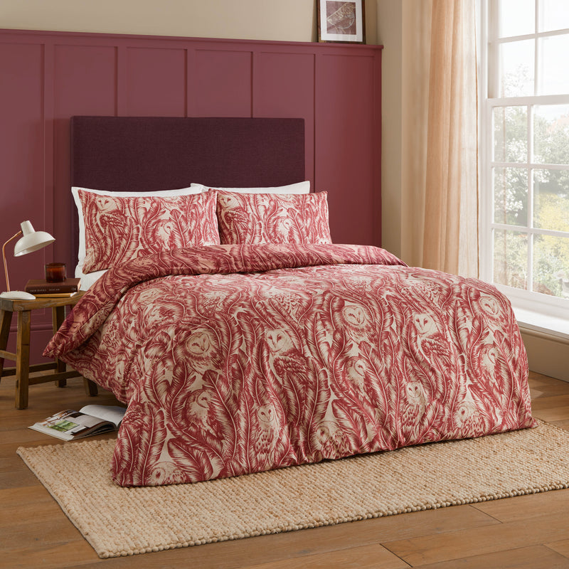 Animal Red Bedding - Albus Heritage Duvet Cover Set Redwood Wylder