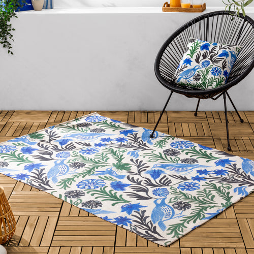 Animal Blue Rugs - Alentejo Indoor/Outdoor Washable Rug Ocean furn.