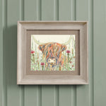 Voyage Maison Alfie Highland Cow Framed Print in Birch