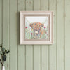 Voyage Maison Alfie Highland Cow Framed Print in Birch