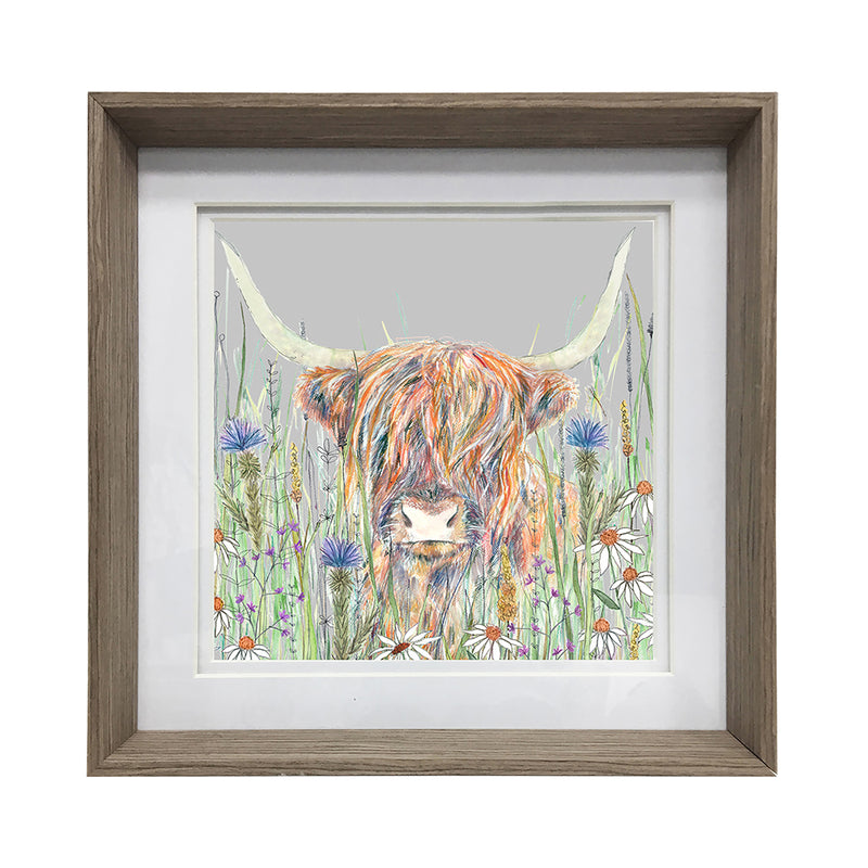 Voyage Maison Alfie Silver Framed Print in Nut