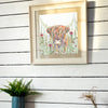 Voyage Maison Alfie Highland Cow Framed Print in Birch