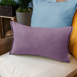 Plain Purple Cushions - Alfresco Outdoor Oxford Polyester Filled Cushion Heather Voyage Maison