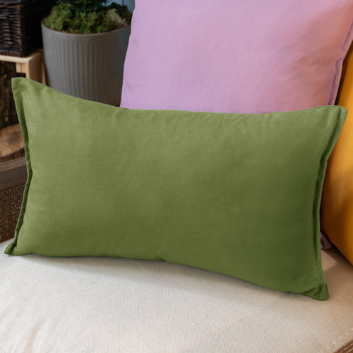 Plain Green Cushions - Alfresco Outdoor Oxford Polyester Filled Cushion Meadow Voyage Maison