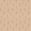 Floral Orange Fabric - Allimore Printed Cotton Fabric (By The Metre) Apricot Voyage Maison