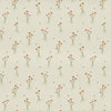 Floral Cream Fabric - Allimore Printed Cotton Fabric (By The Metre) Linen Voyage Maison