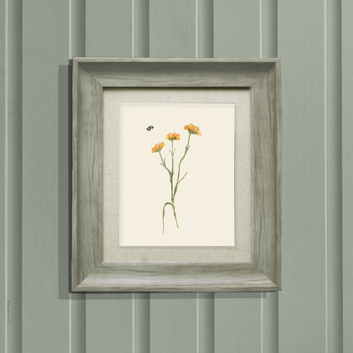 Floral Yellow Wall Art - Allimore  Framed Print Stone/Marigold Voyage Maison