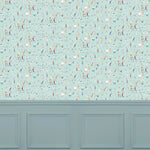 Voyage Maison Alphabet People 1.4m Wide Width Wallpaper in Mint