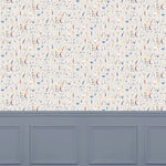 Voyage Maison Alphabet People 1.4m Wide Width Wallpaper in Oat