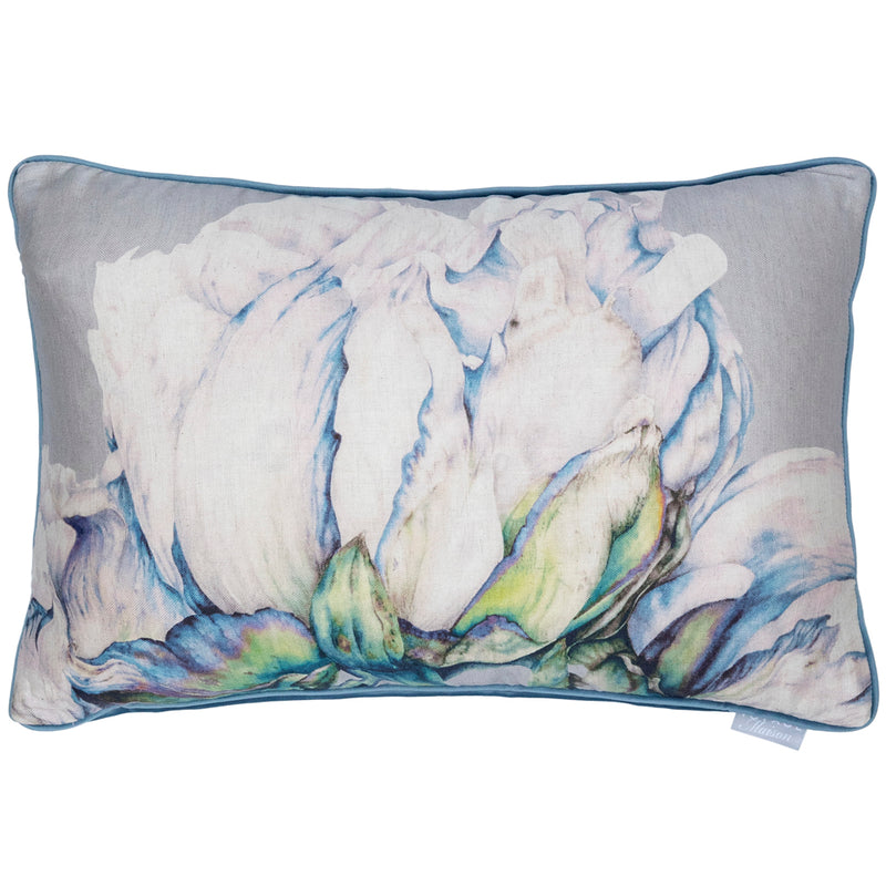 Floral Blue Cushions - Alston Printed Cushion Cover Bluebell Marie Burke