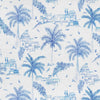 Global Blue Fabric - Altea Printed Cotton Fabric (By The Metre) Cobalt Voyage Maison