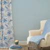 Global Blue Fabric - Altea Printed Cotton Fabric (By The Metre) Cobalt Voyage Maison