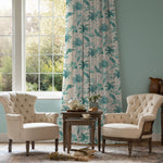 Global Blue Fabric - Altea Printed Cotton Fabric (By The Metre) Seamist Voyage Maison