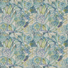 Floral Blue Fabric - Althorp Printed Cotton Fabric (By The Metre) Capri Voyage Maison