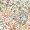 Floral Multi Fabric - Althorp Printed Cotton Fabric (By The Metre) Cinnamon Voyage Maison