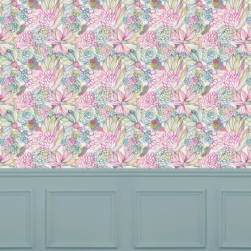 Voyage Maison Althorp 1.4m Wide Width Wallpaper in Sorbet