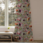 Floral Multi Fabric - Ambra Printed Cotton Fabric (By The Metre) Grenadine Voyage Maison