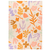 Abstract Orange Rugs - Amelie 120x170cm Outdoor Washable Rug Orange/Lilac furn.