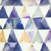 Abstract Purple Fabric - Andes Printed Cotton Fabric (By The Metre) Violet Voyage Maison