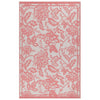 Floral White Rugs - Anemone Woven Jacquard Outdoor Rug Multicolour furn.