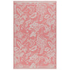 Floral White Rugs - Anemone Woven Jacquard Outdoor Rug Multicolour furn.