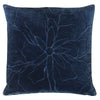 furn. Angeles Floral Velvet Cushion Cover in Navy