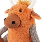  Orange Accessories - Angus Highland Cow Door Stop Ginger Furn