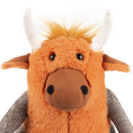  Orange Accessories - Angus Highland Cow Door Stop Ginger Furn